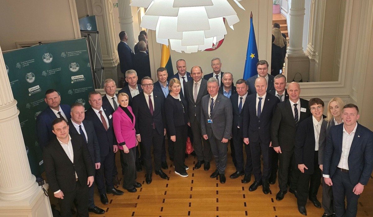 Merė lankėsi ES institucijose Briuselyje