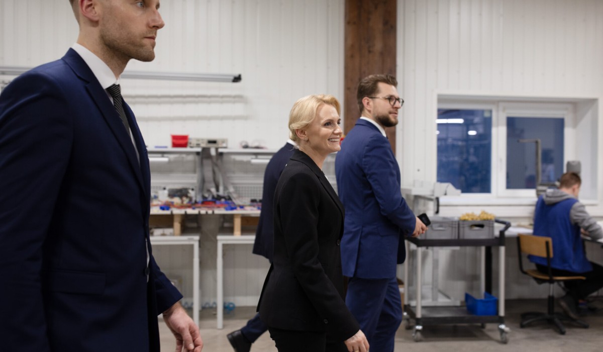 Merė su ekonomikos ir inovacijų ministru aplankė ir rajono verslininkus