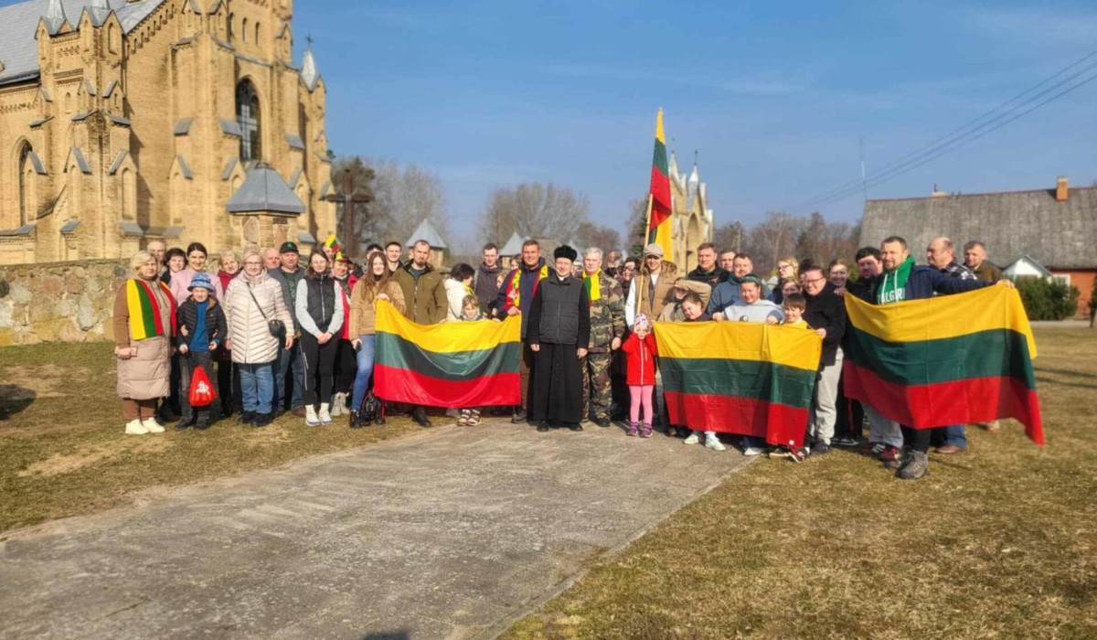 Lietuvos nepriklausomybei – vienybės žygis Nemunaityje