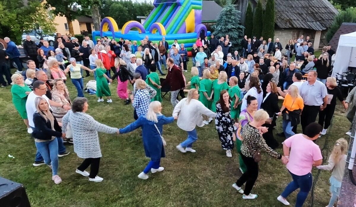 Žagarių bendruomenės šventė „Pabūkime kartu“ subūrė vasariškam bendrystės vakarui
