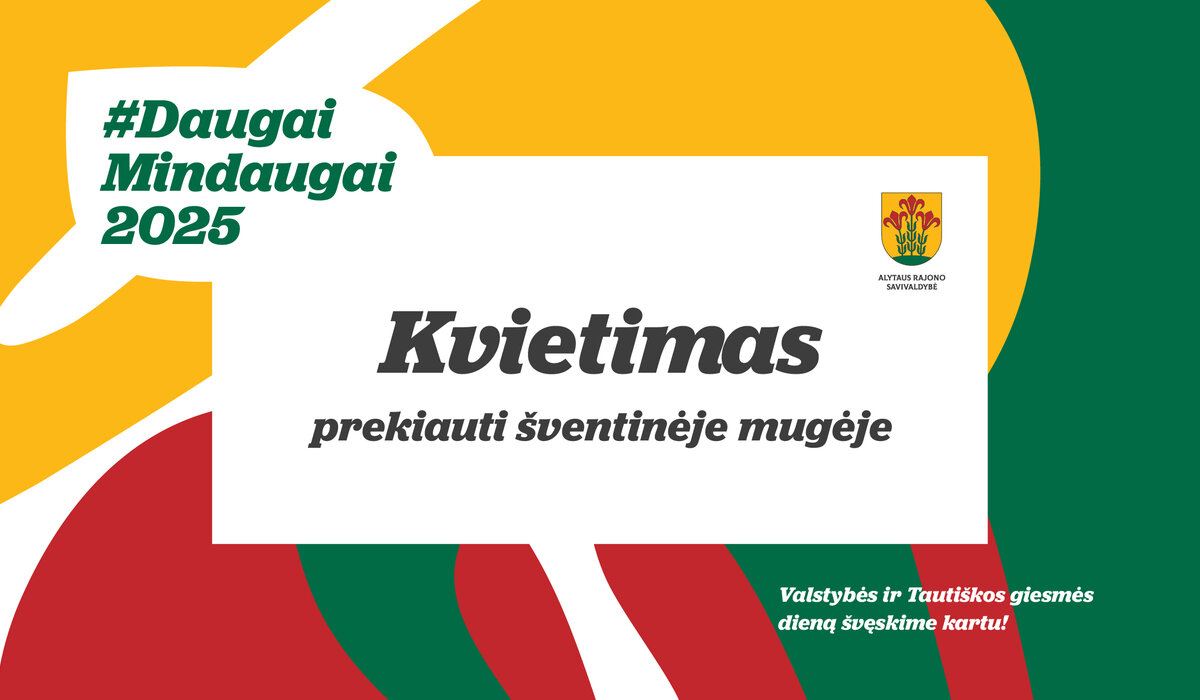 Kvietimas prekiauti šventinėje mugėje