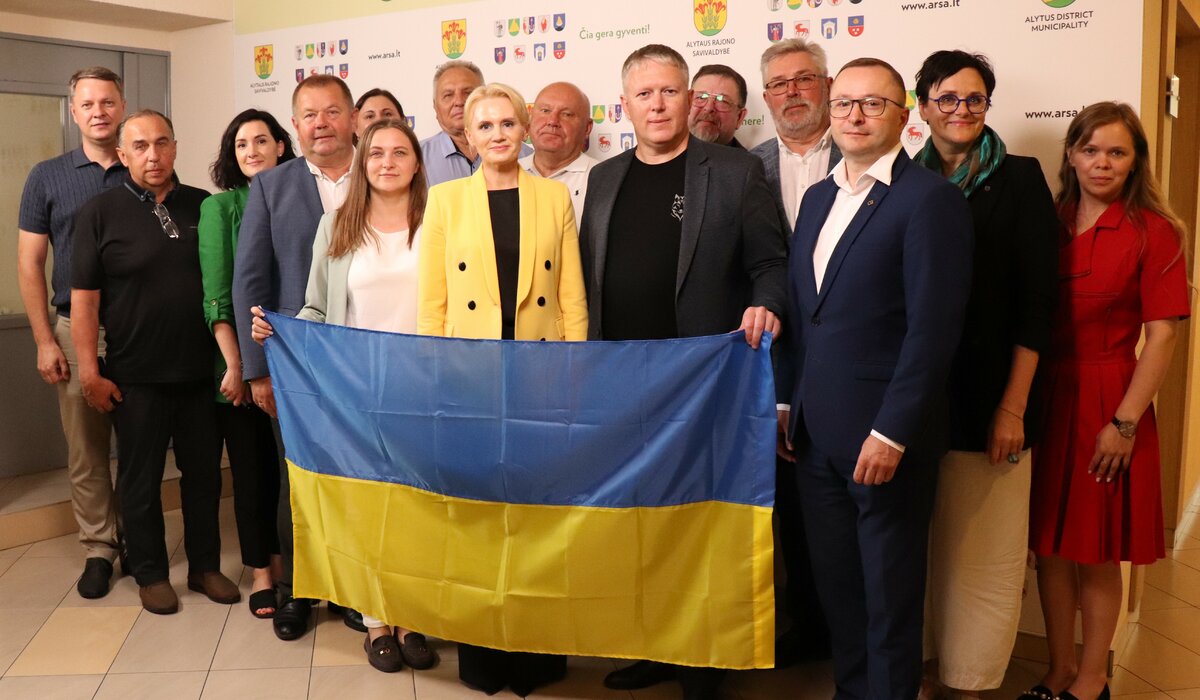 Su delegacija iš Ukrainos aptartos bendradarbiavimo galimybės