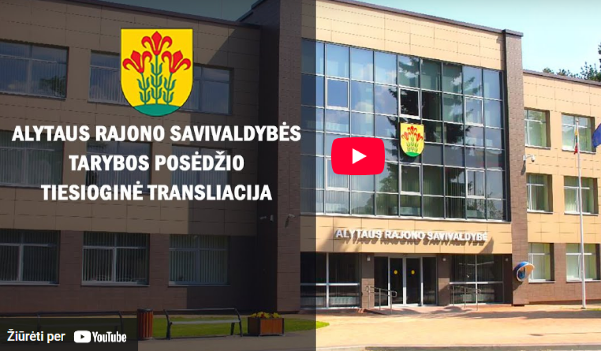 Kviečiame šiandien 14 val. stebėti tiesioginę tarybos posėdžio transliaciją