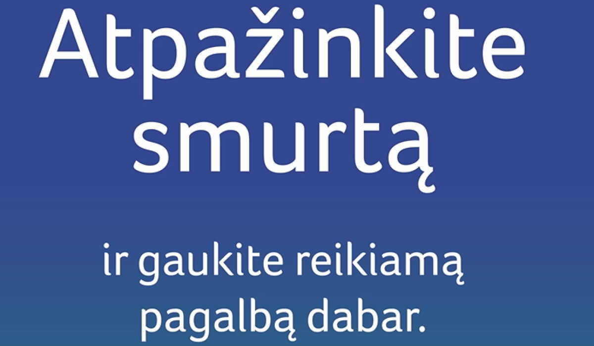 Atpažinkite smurtą