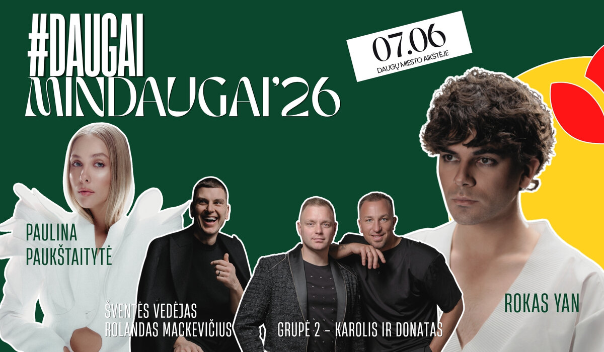 Liepos 6-ąją švęskime Dauguose