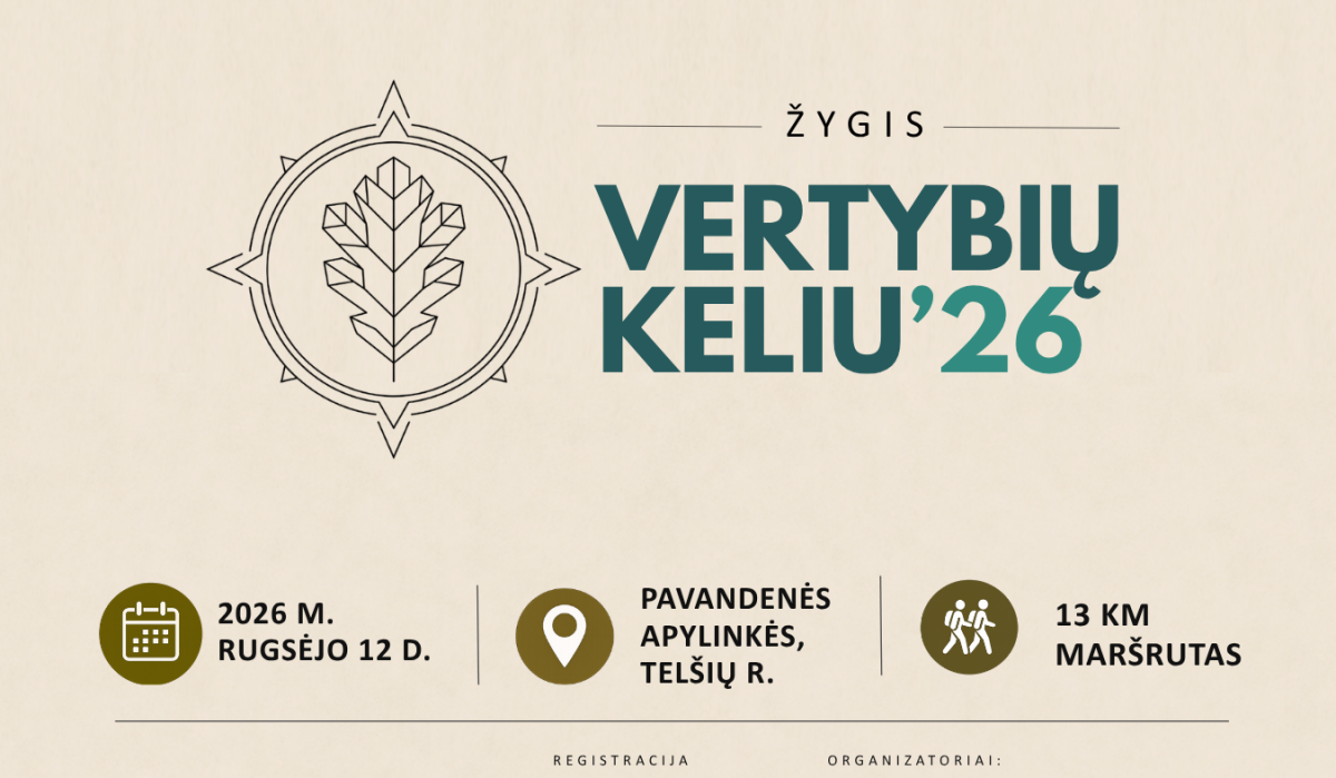 Žygis „Vertybių keliu '26“