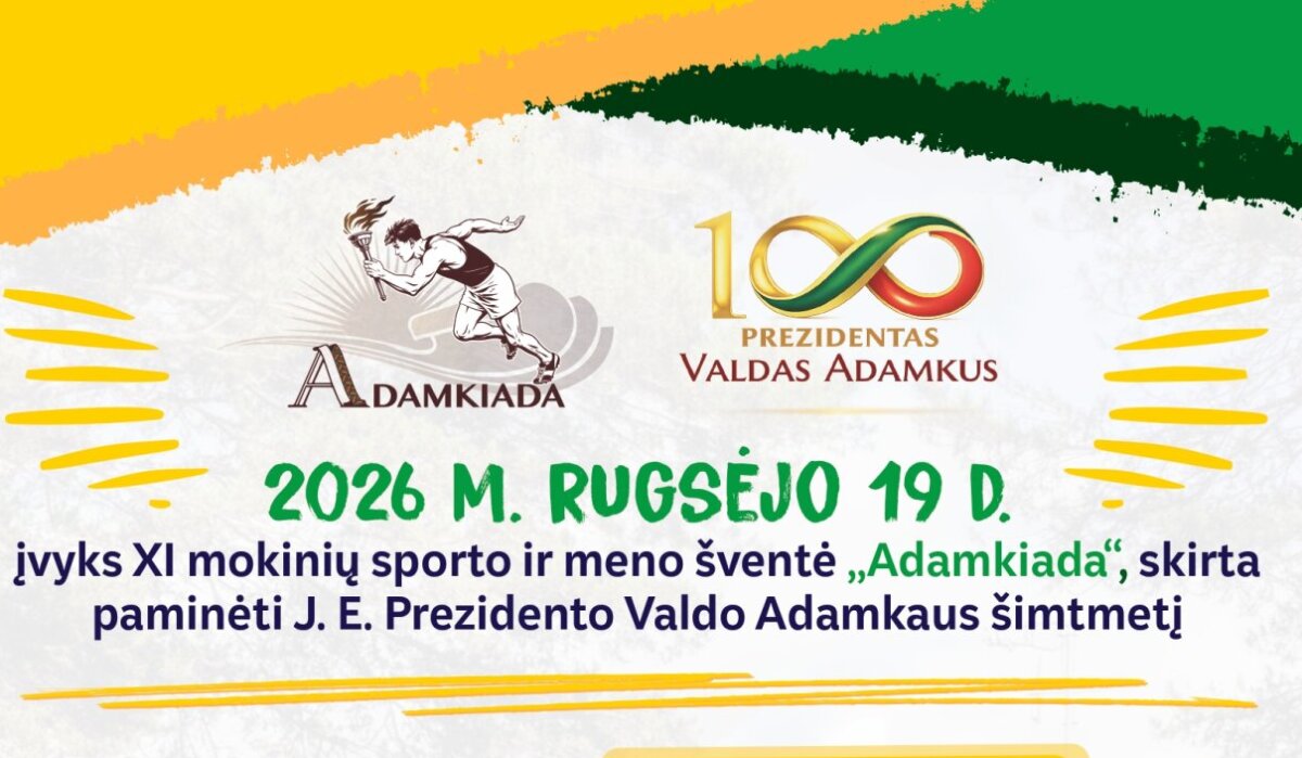 Respublikinė mokinių sporto ir meno šventė „Adamkiada“